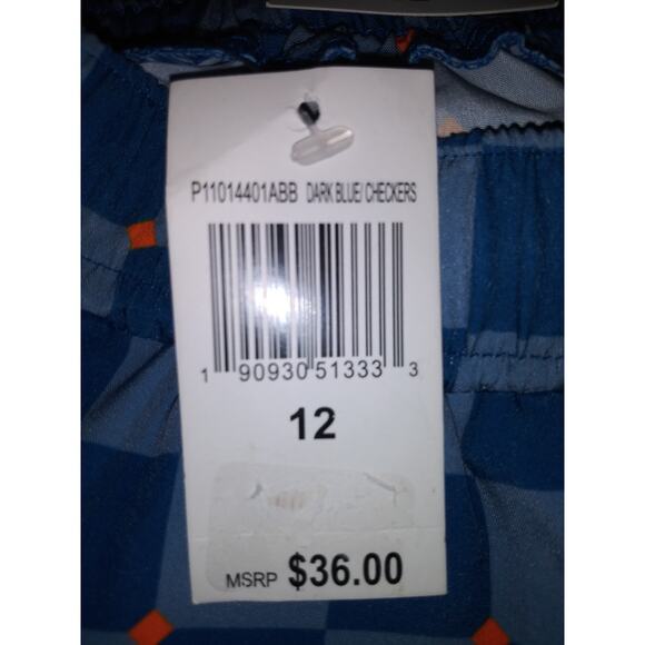 NWT Boys Sovereign Code Shorts Blue Checkered 12 *Flaw - Picture 8 of 10